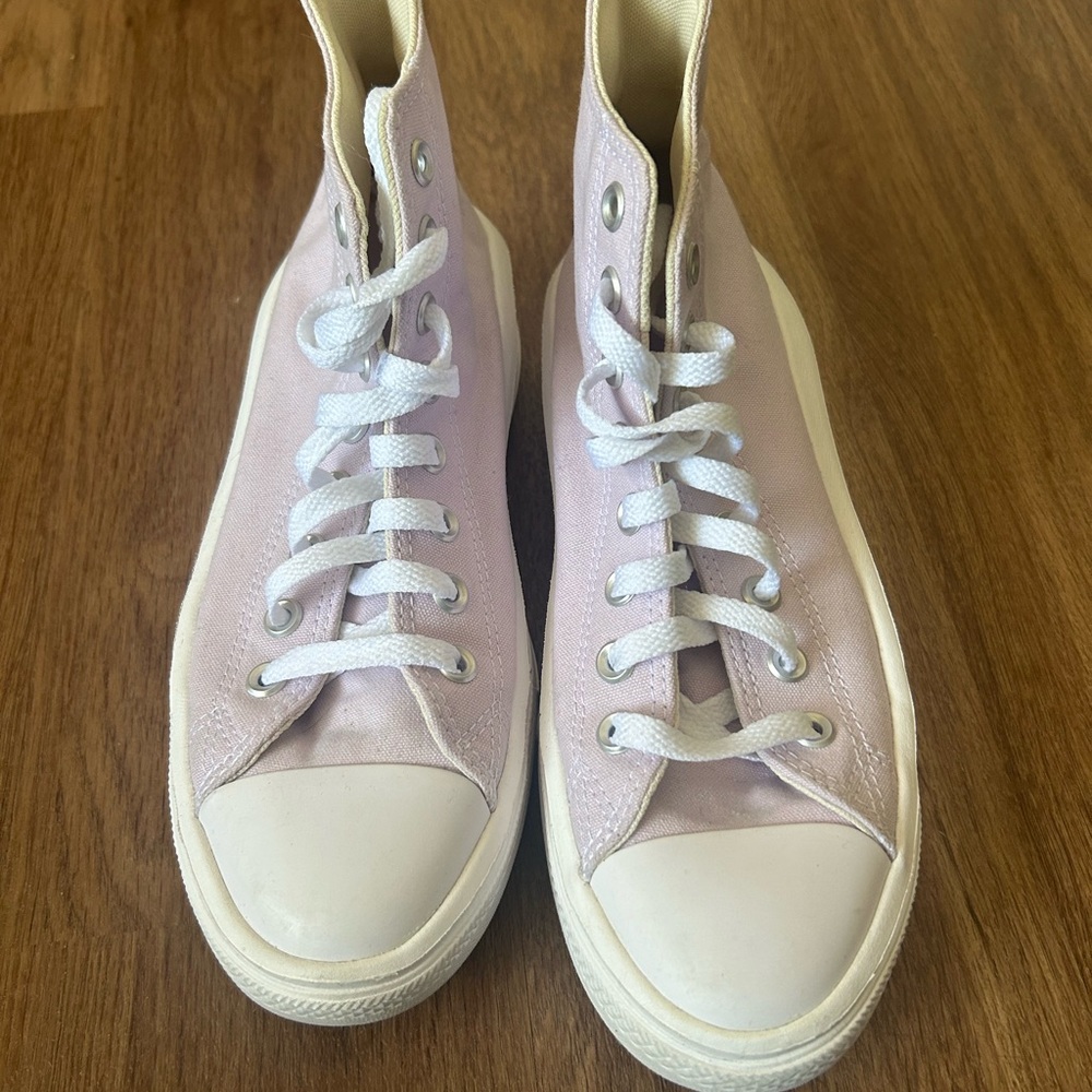 Women's Pink High-Top Sneakers
